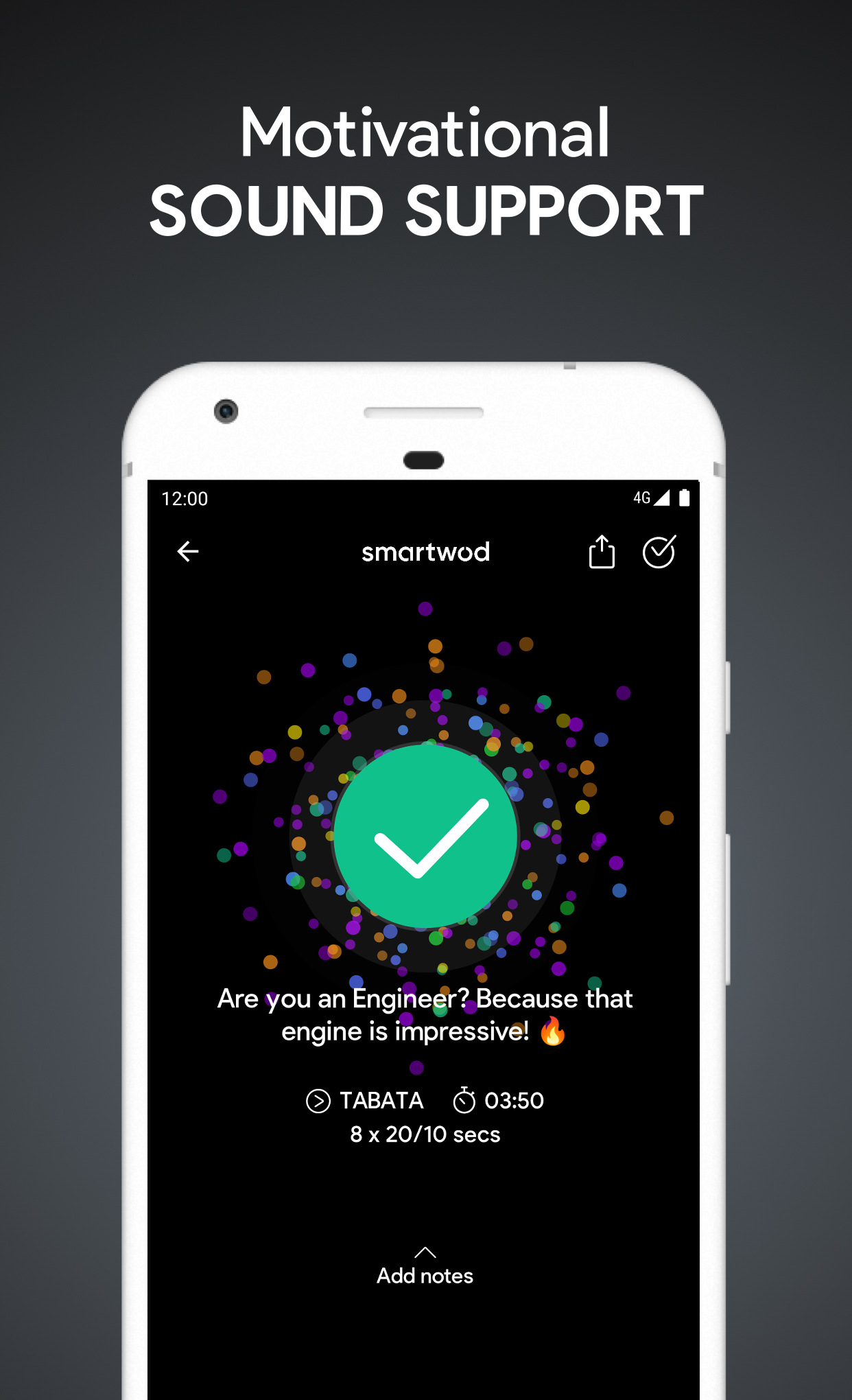 اسکرین شات 5 برنامه SmartWOD Timer - WOD timer