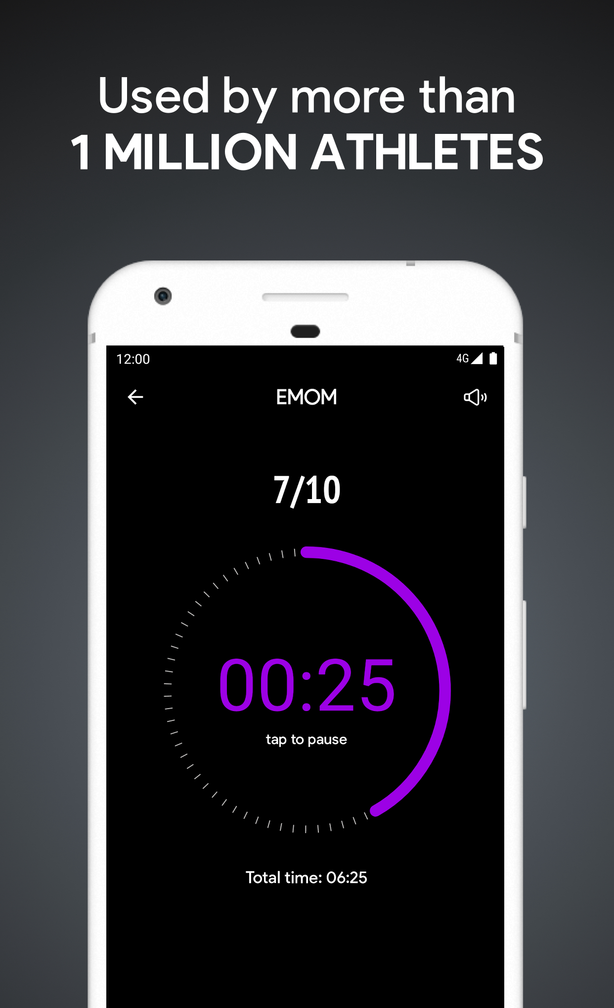 اسکرین شات 2 برنامه SmartWOD Timer - WOD timer