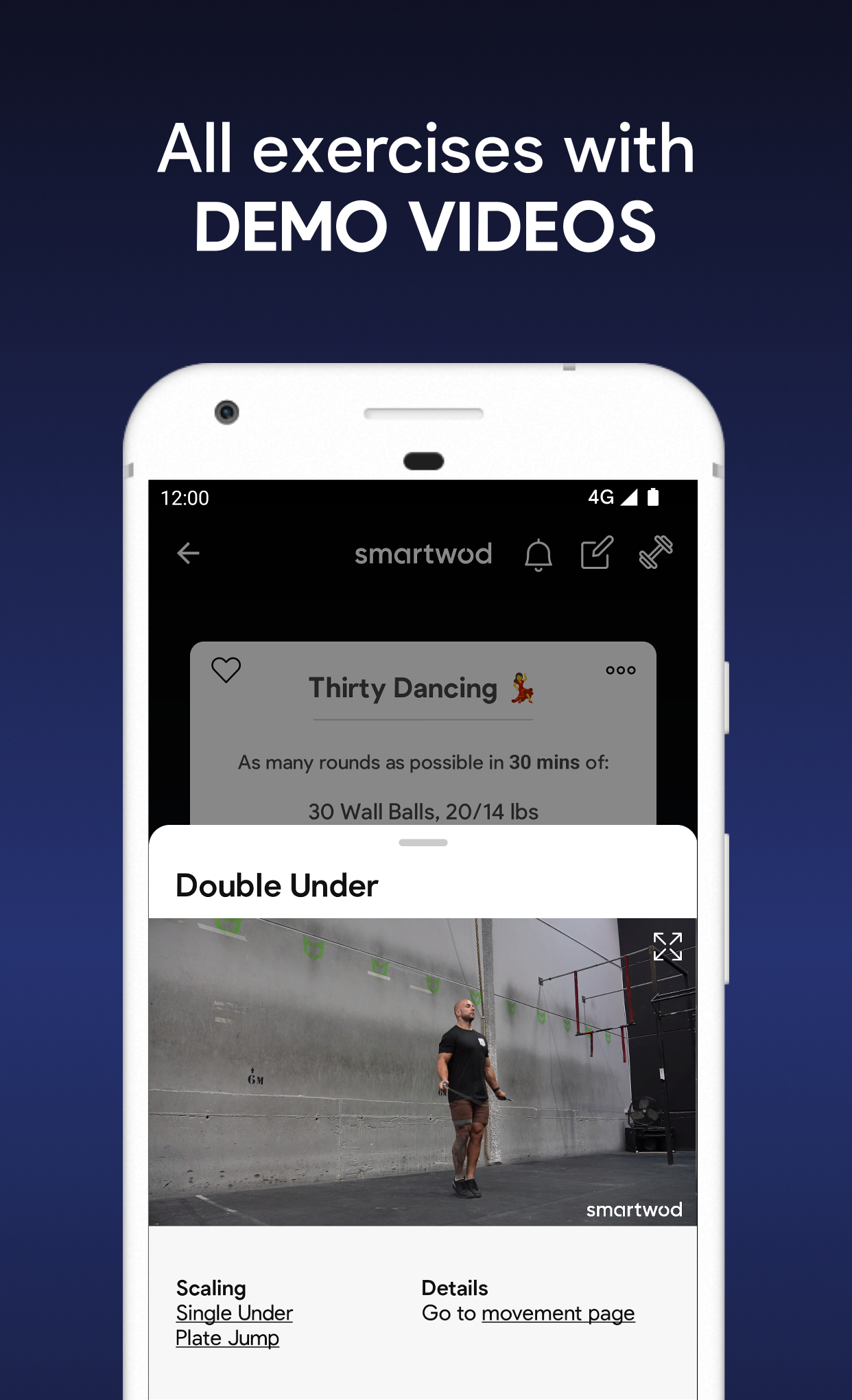 اسکرین شات 5 برنامه SmartWOD Workout Generator
