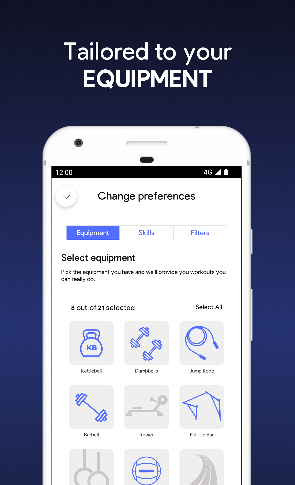 اسکرین شات 2 برنامه SmartWOD Workout Generator