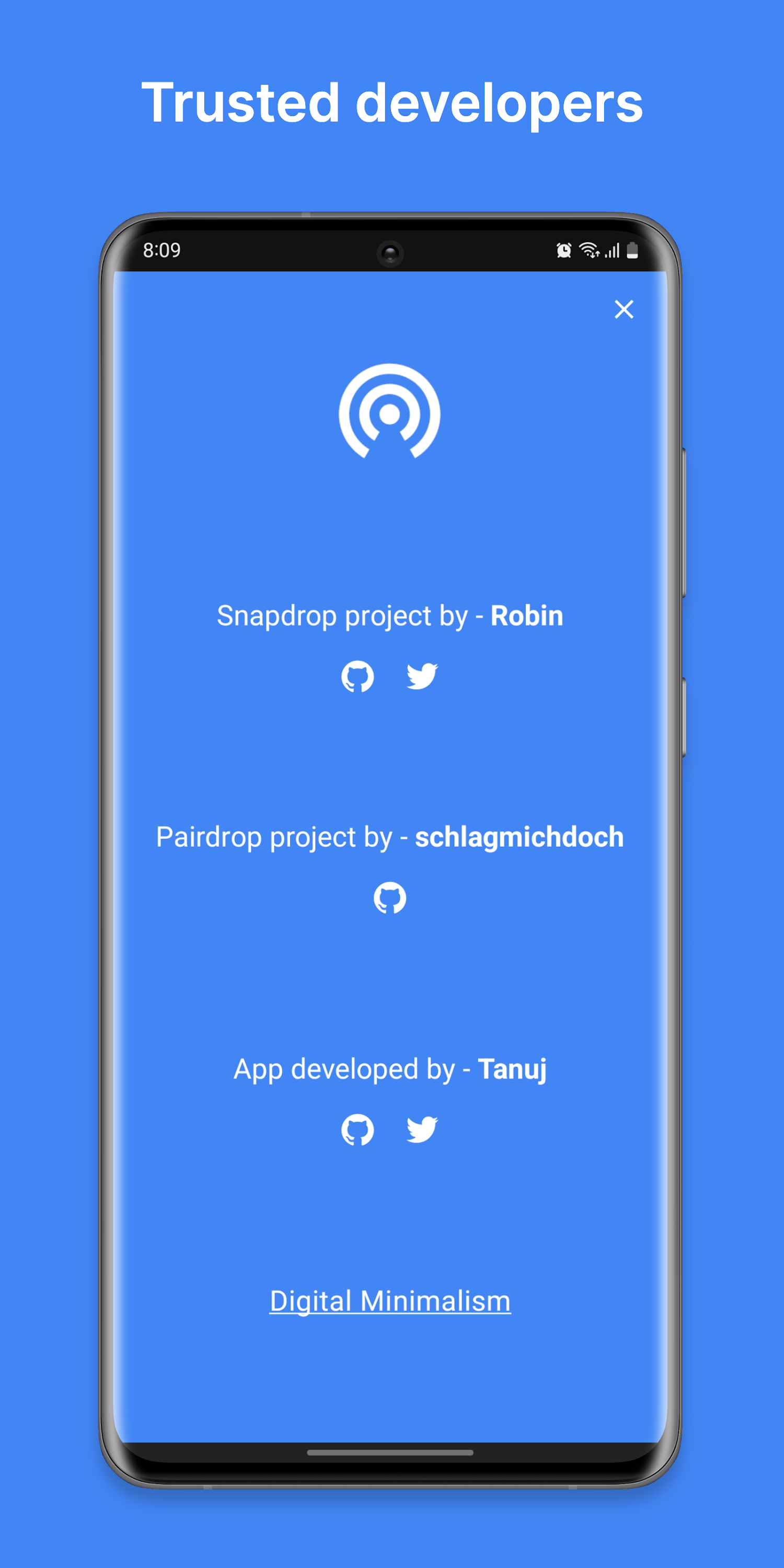اسکرین شات 4 برنامه Snapdrop