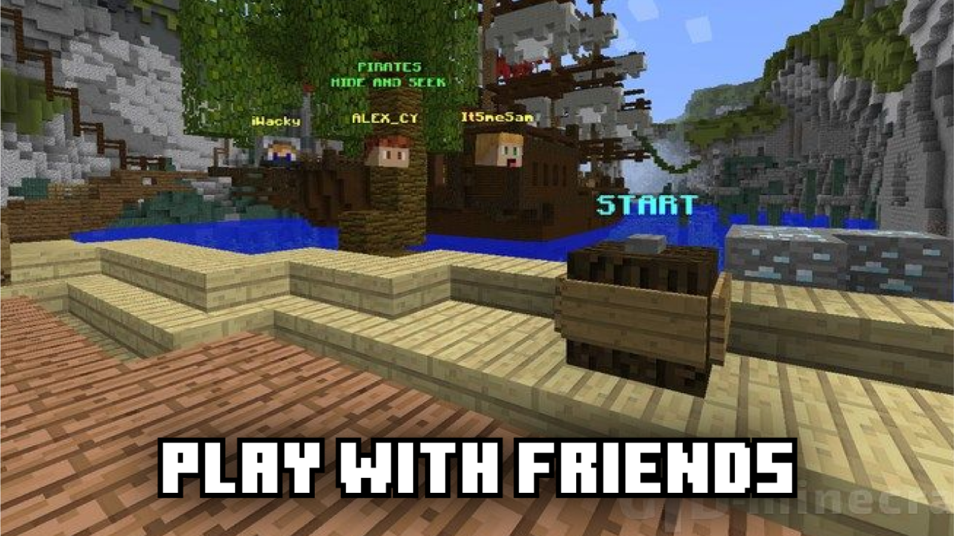 اسکرین شات 2 برنامه Hide and Seek for Minecraft