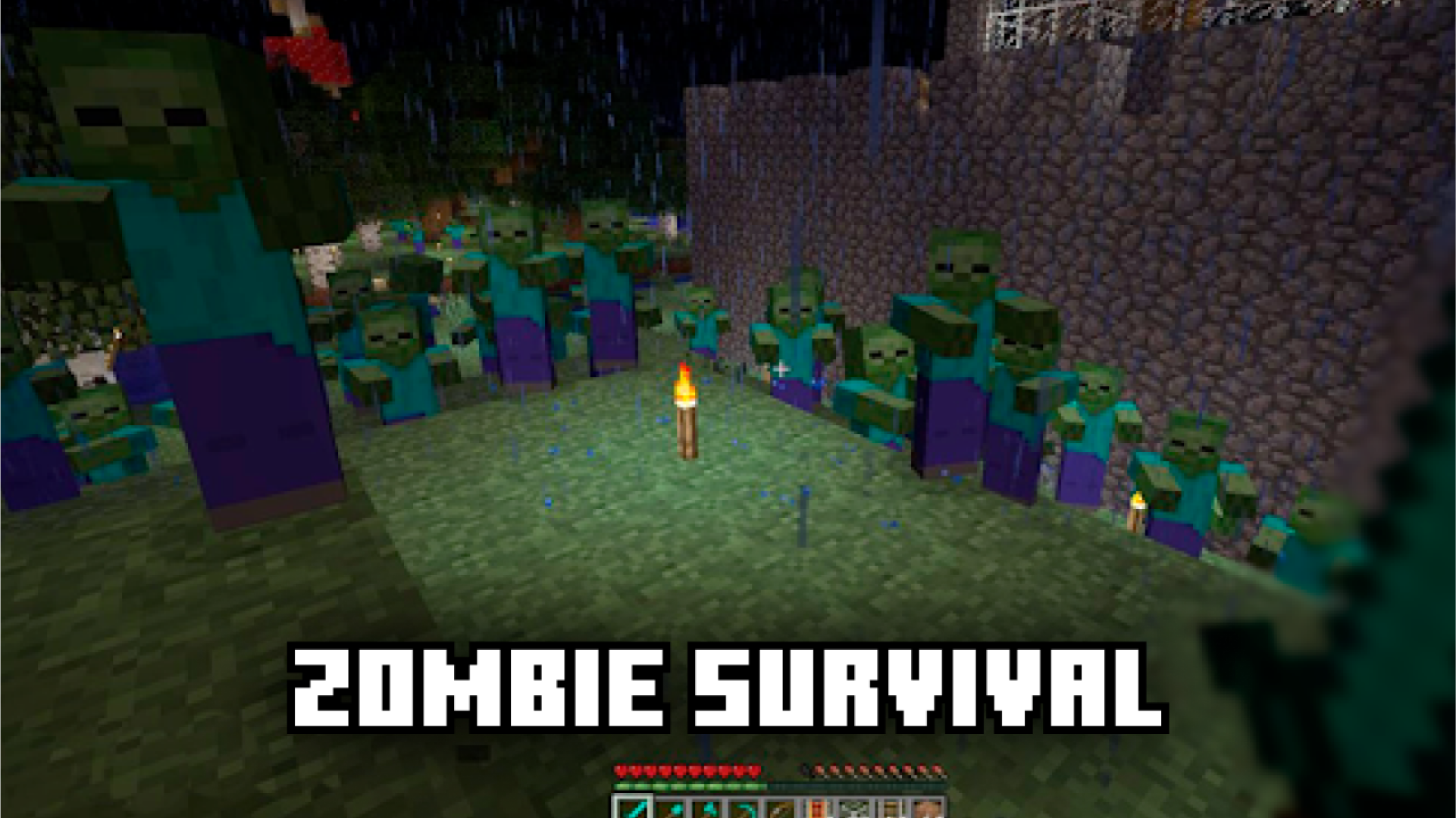 اسکرین شات 1 برنامه Zombie Mod for minecraft