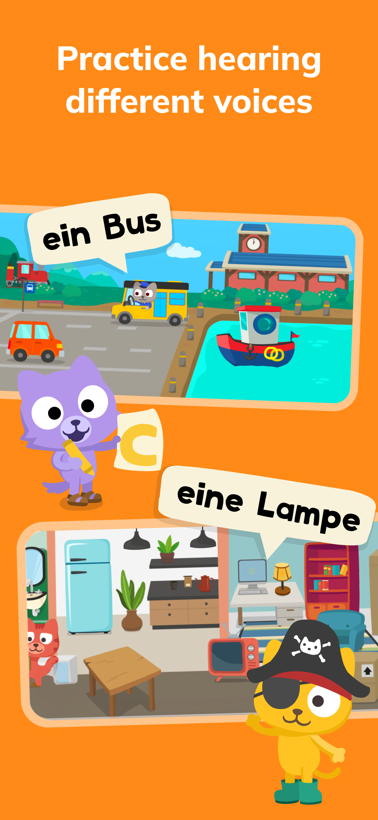 اسکرین شات 5 برنامه Learn German – Studycat