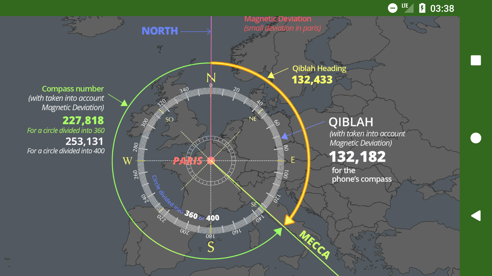 اسکرین شات 8 برنامه Islam.ms Prayer Times & Qiblah