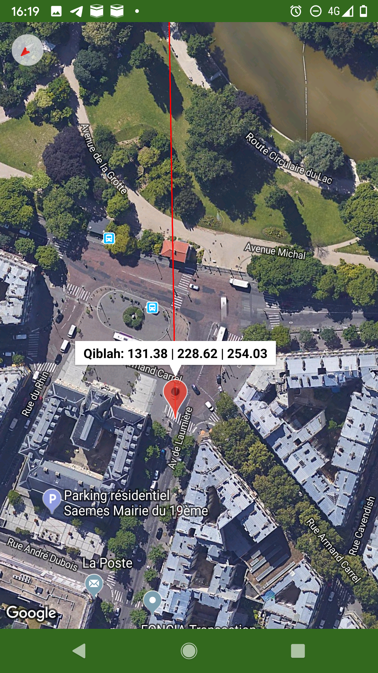 اسکرین شات 2 برنامه Islam.ms Prayer Times & Qiblah