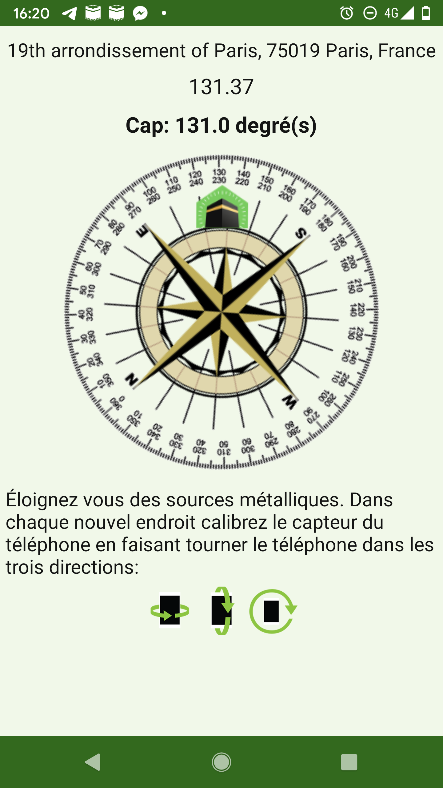 اسکرین شات 3 برنامه Islam.ms Prayer Times & Qiblah