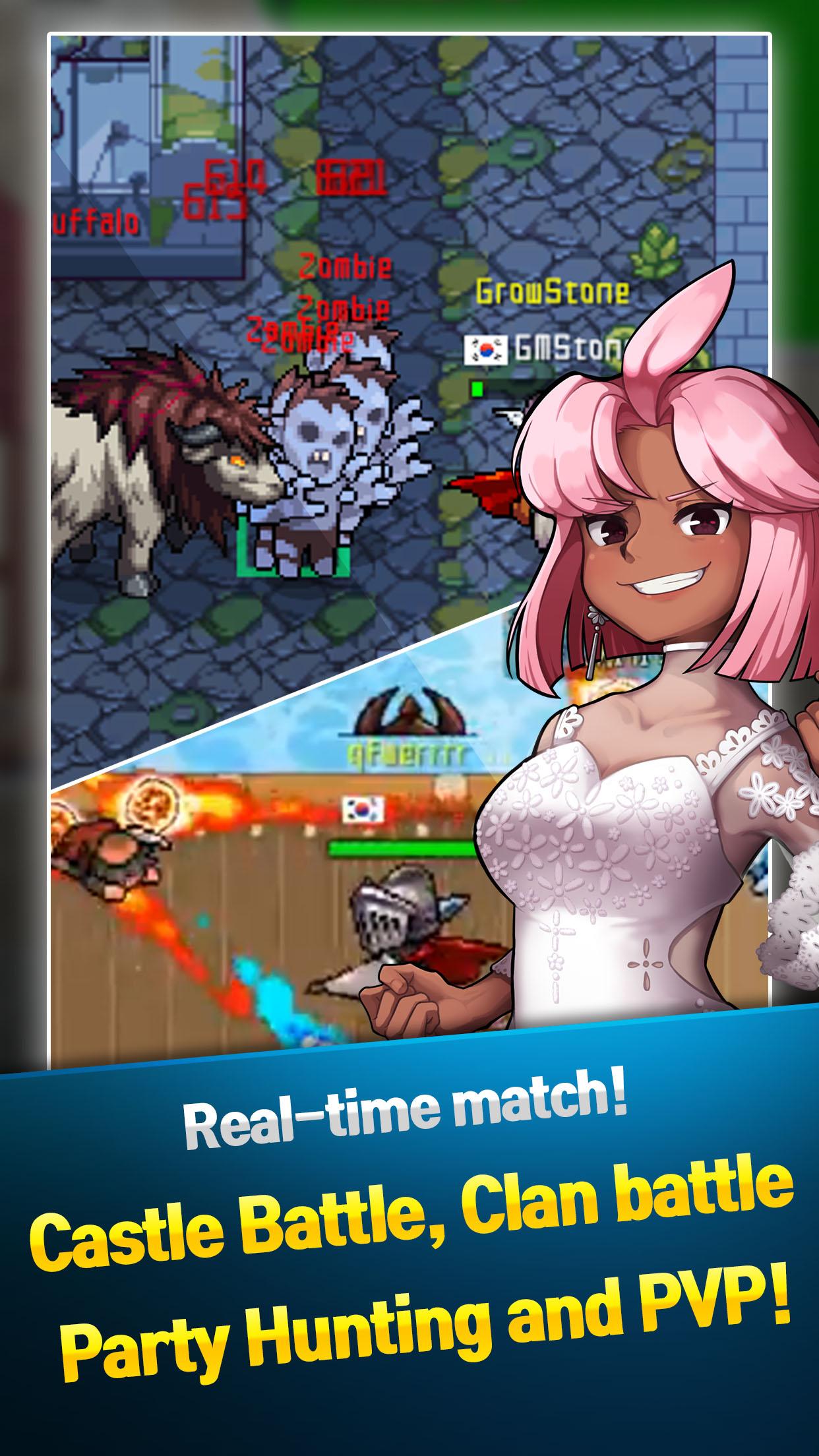 اسکرین شات 5 بازی GrowStone Online: pixel MMORPG