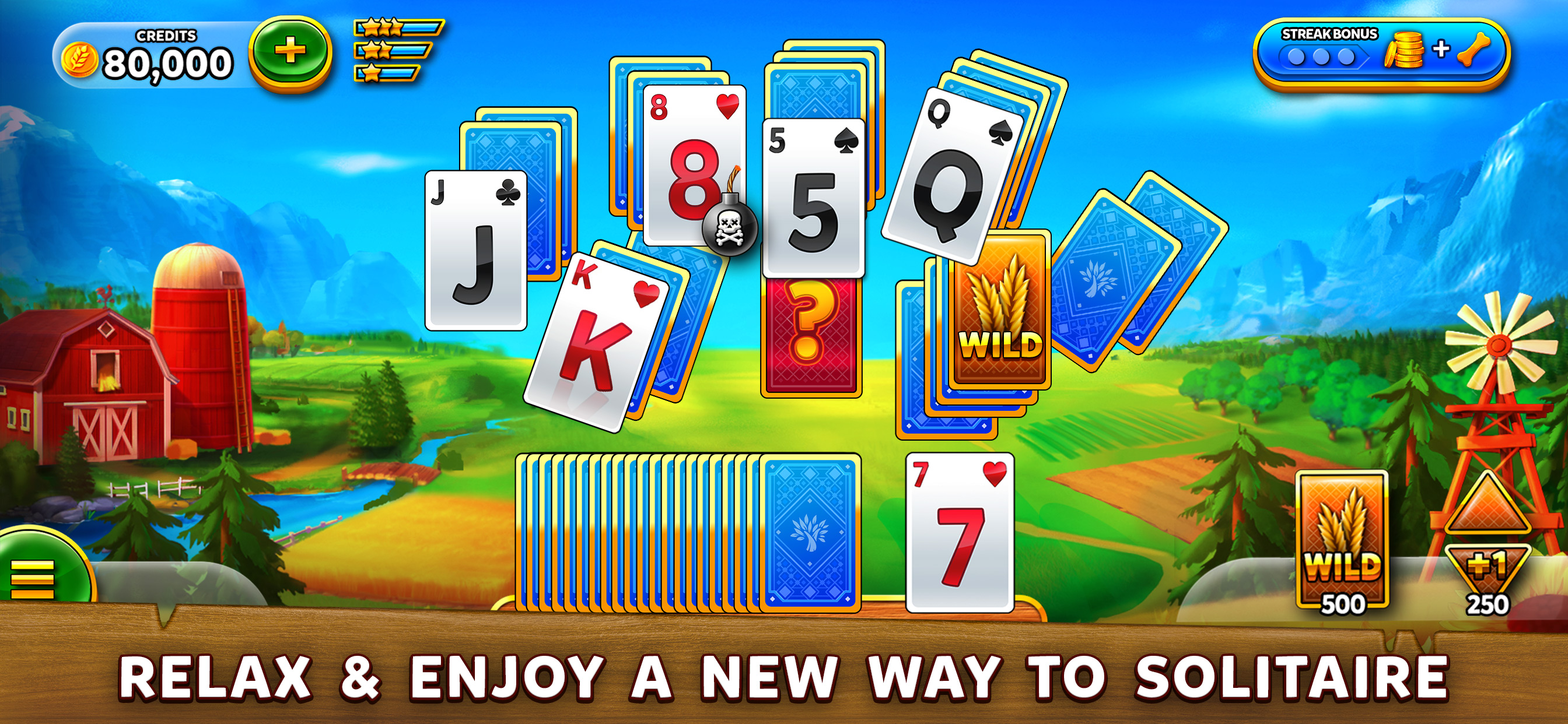 اسکرین شات 5 بازی Solitaire Harvest - Tripeaks