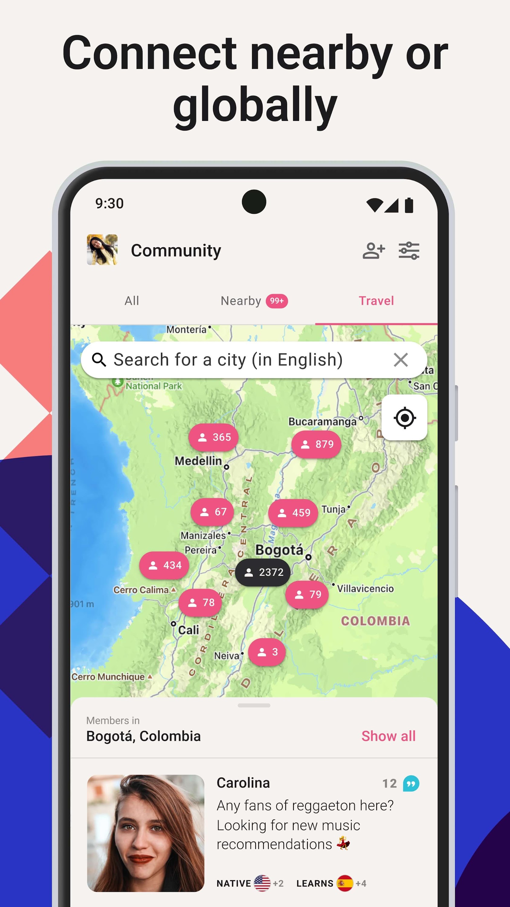 اسکرین شات 6 برنامه Tandem: Language exchange