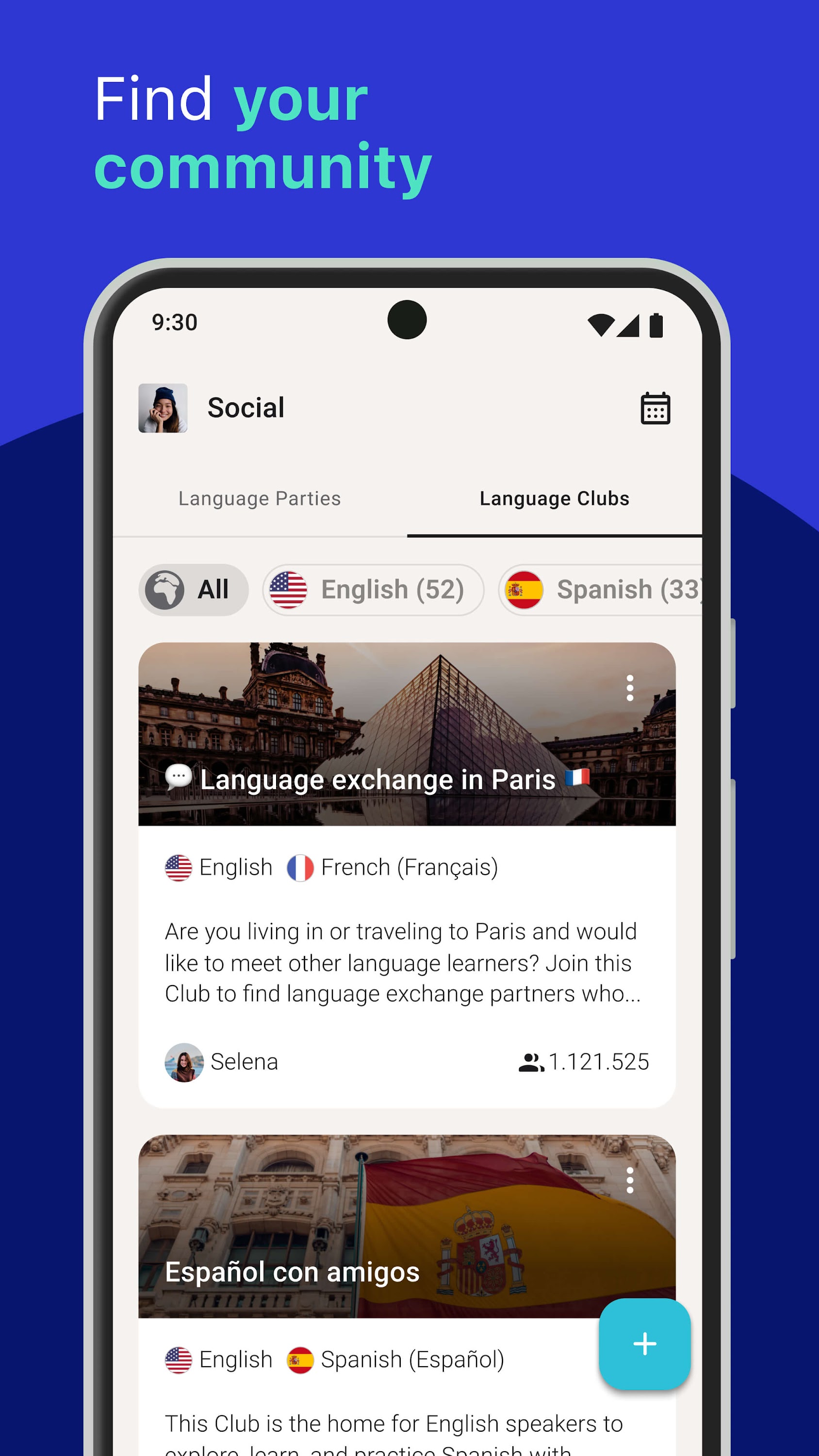 اسکرین شات 6 برنامه Tandem: Language exchange