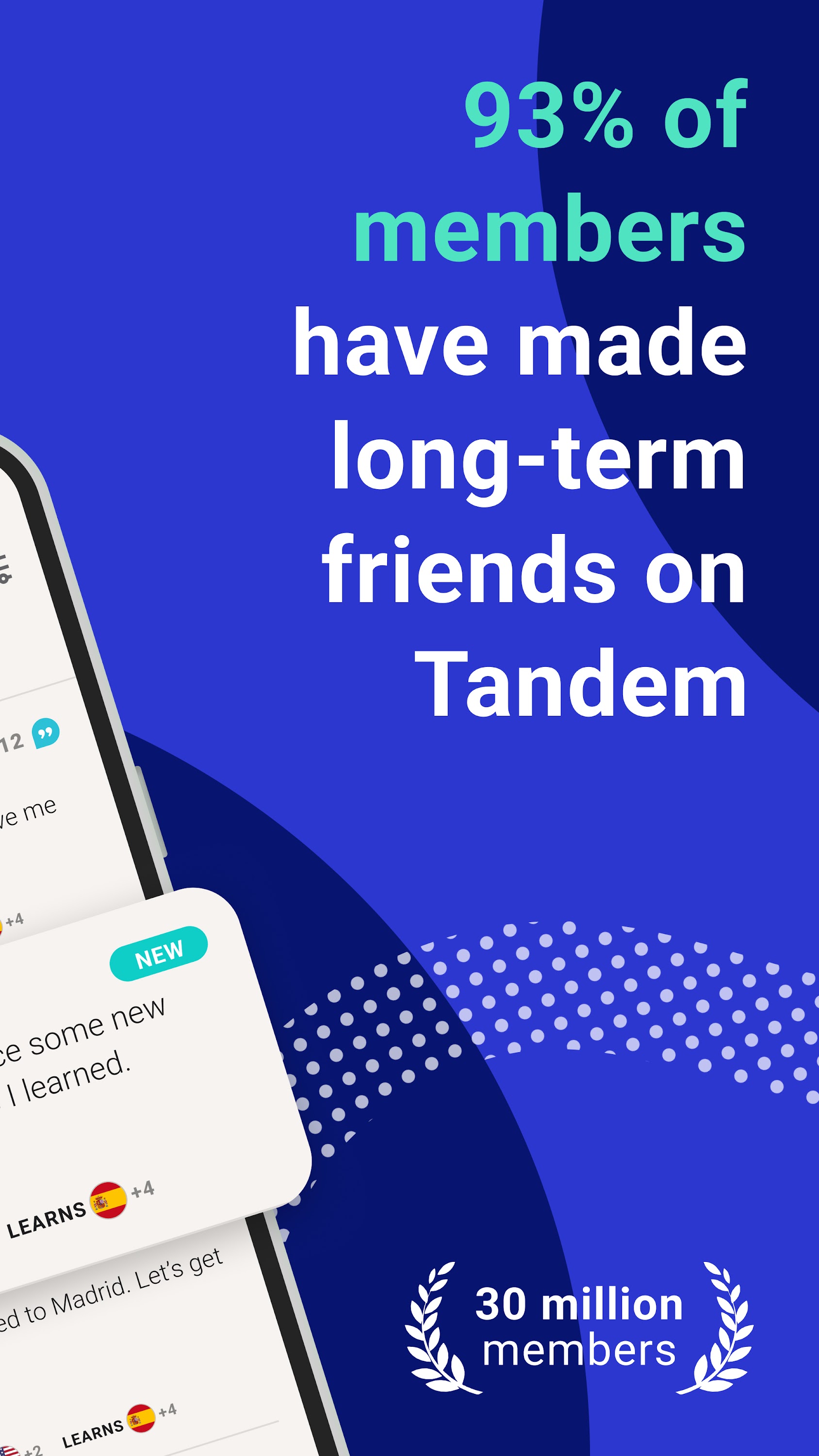 اسکرین شات 2 برنامه Tandem: Language exchange
