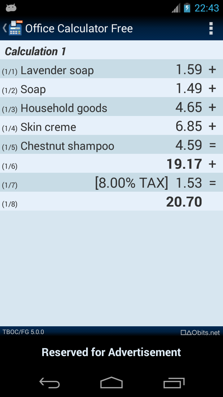 اسکرین شات 2 برنامه Office Calculator