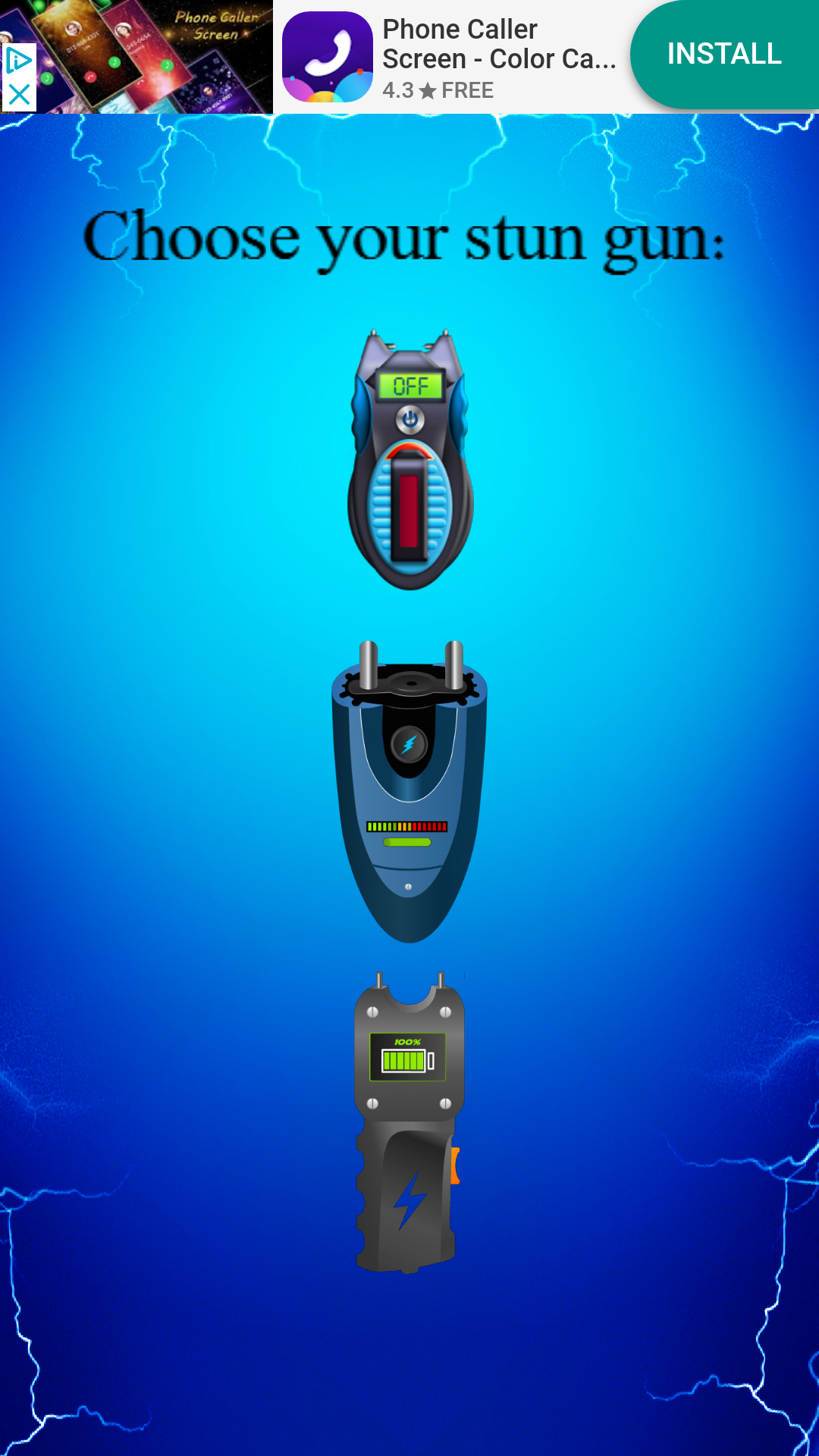 اسکرین شات 5 بازی Electric Stun Gun Simulator