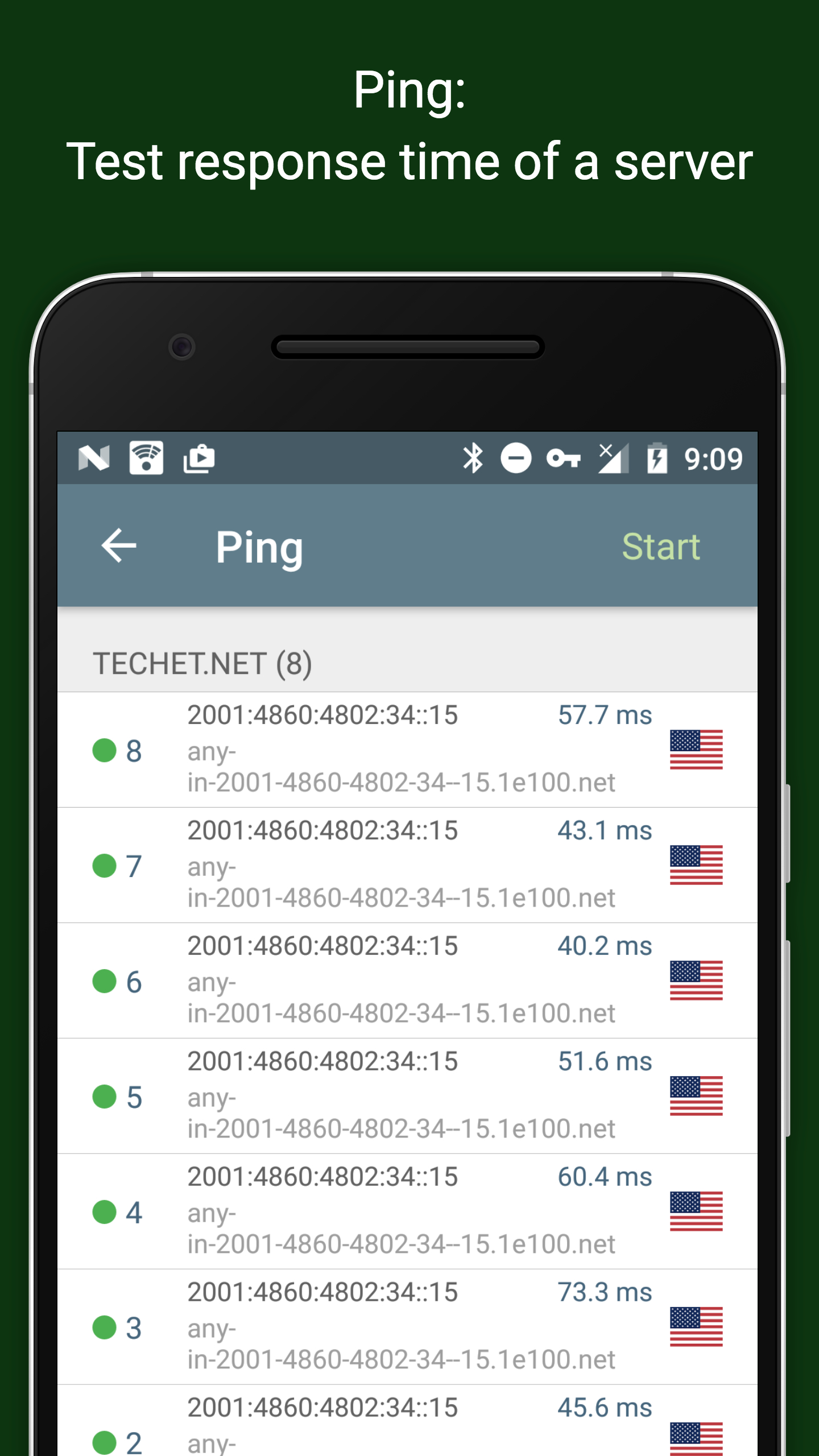 اسکرین شات 5 برنامه Network Analyzer