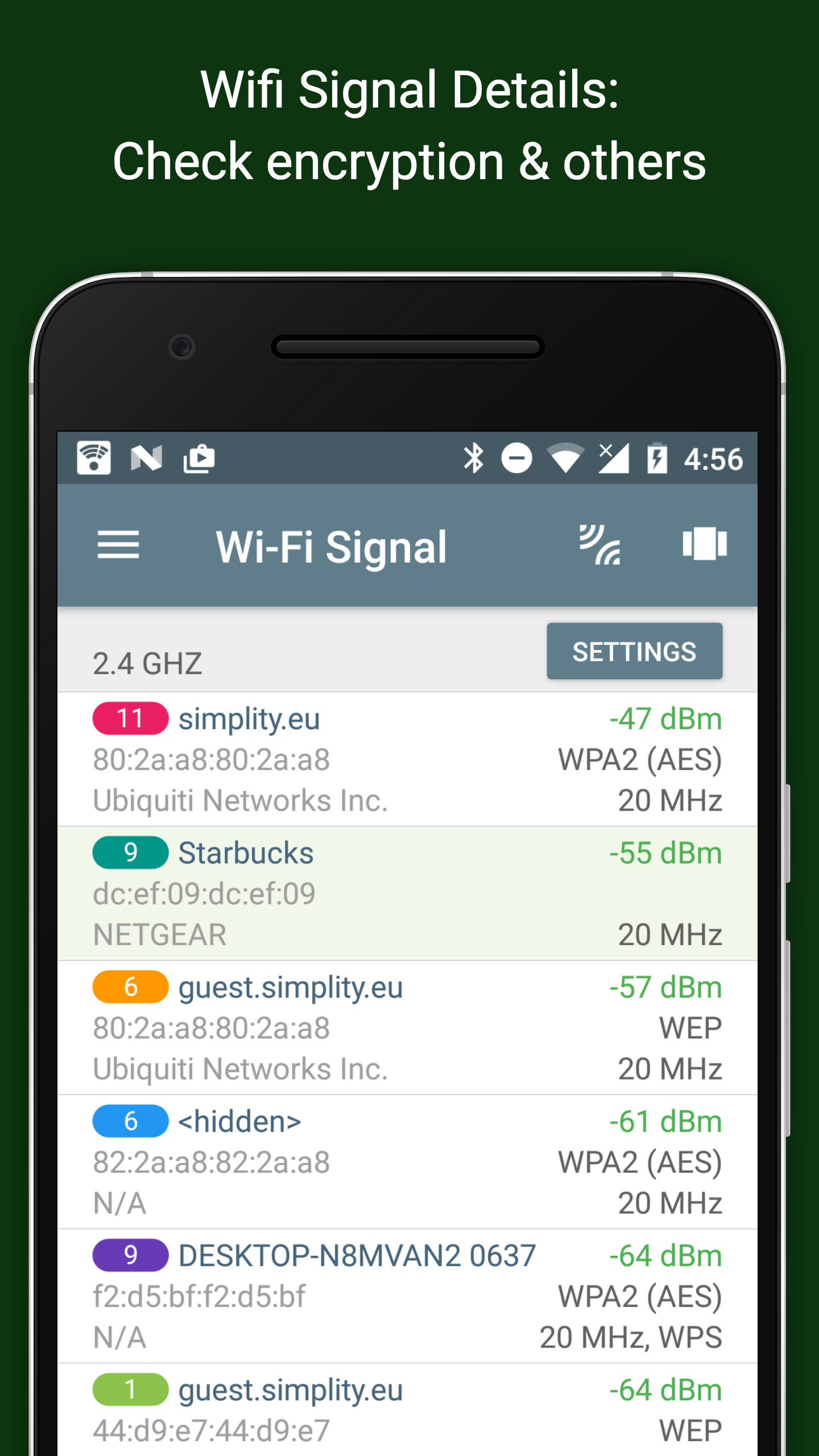 اسکرین شات 2 برنامه Network Analyzer