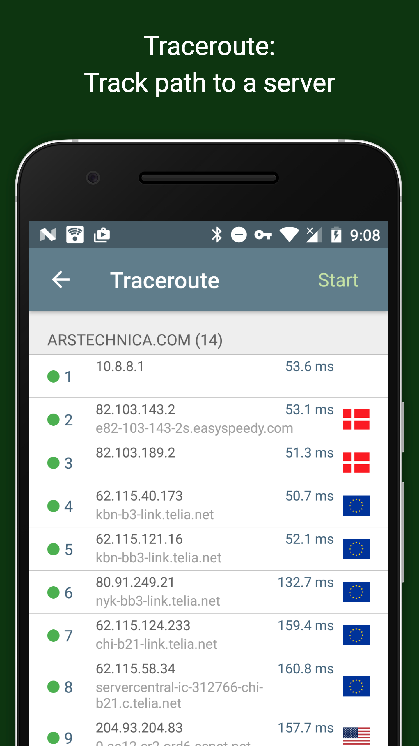 اسکرین شات 6 برنامه Network Analyzer