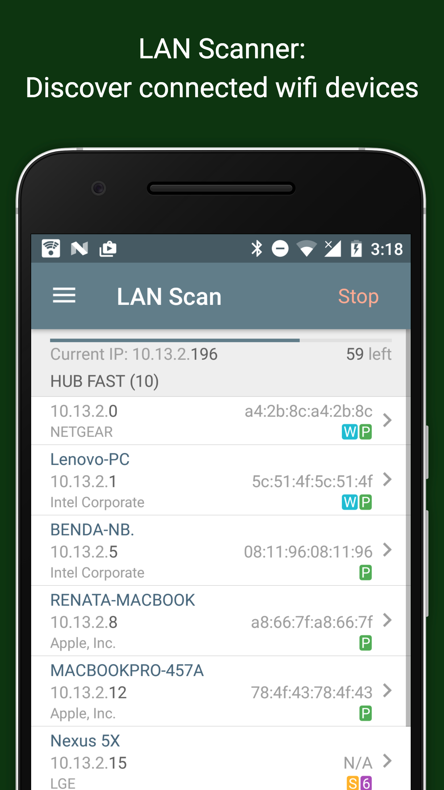 اسکرین شات 4 برنامه Network Analyzer