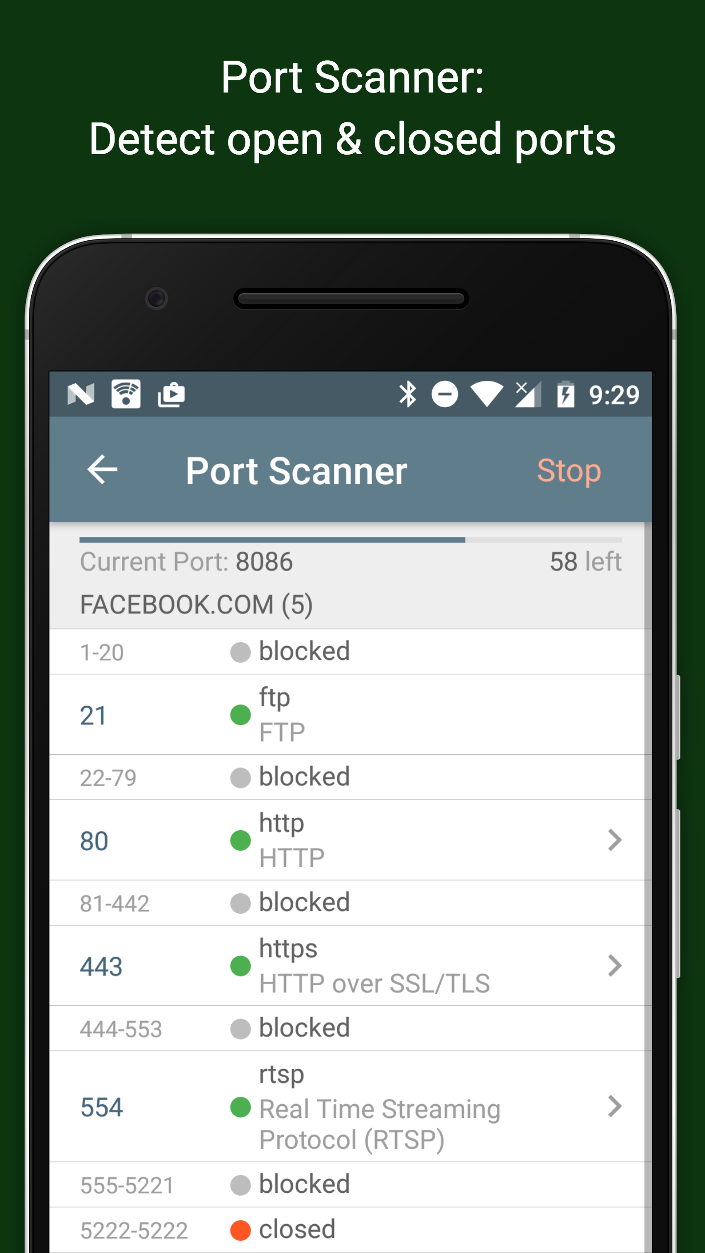 اسکرین شات 7 برنامه Network Analyzer