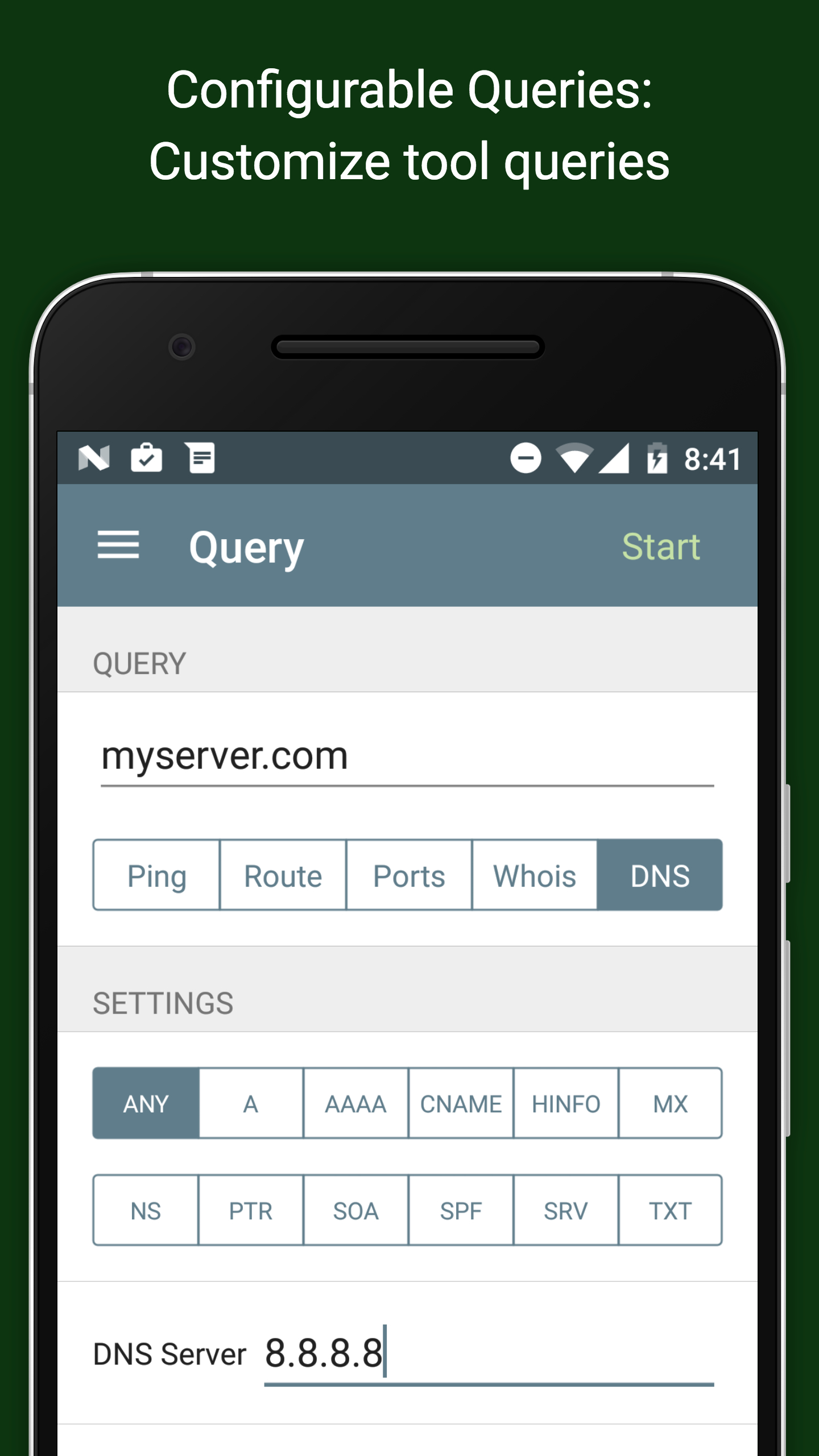 اسکرین شات 3 برنامه Network Analyzer