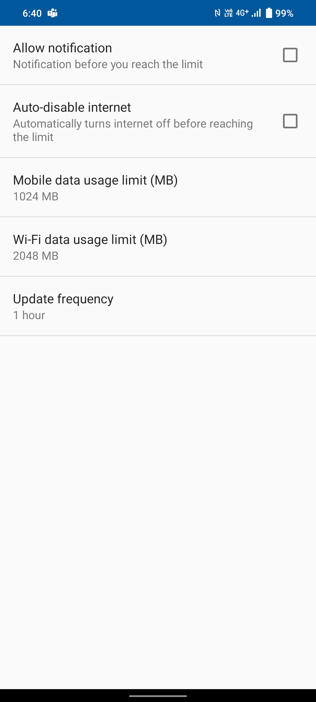 اسکرین شات 6 برنامه APN Settings