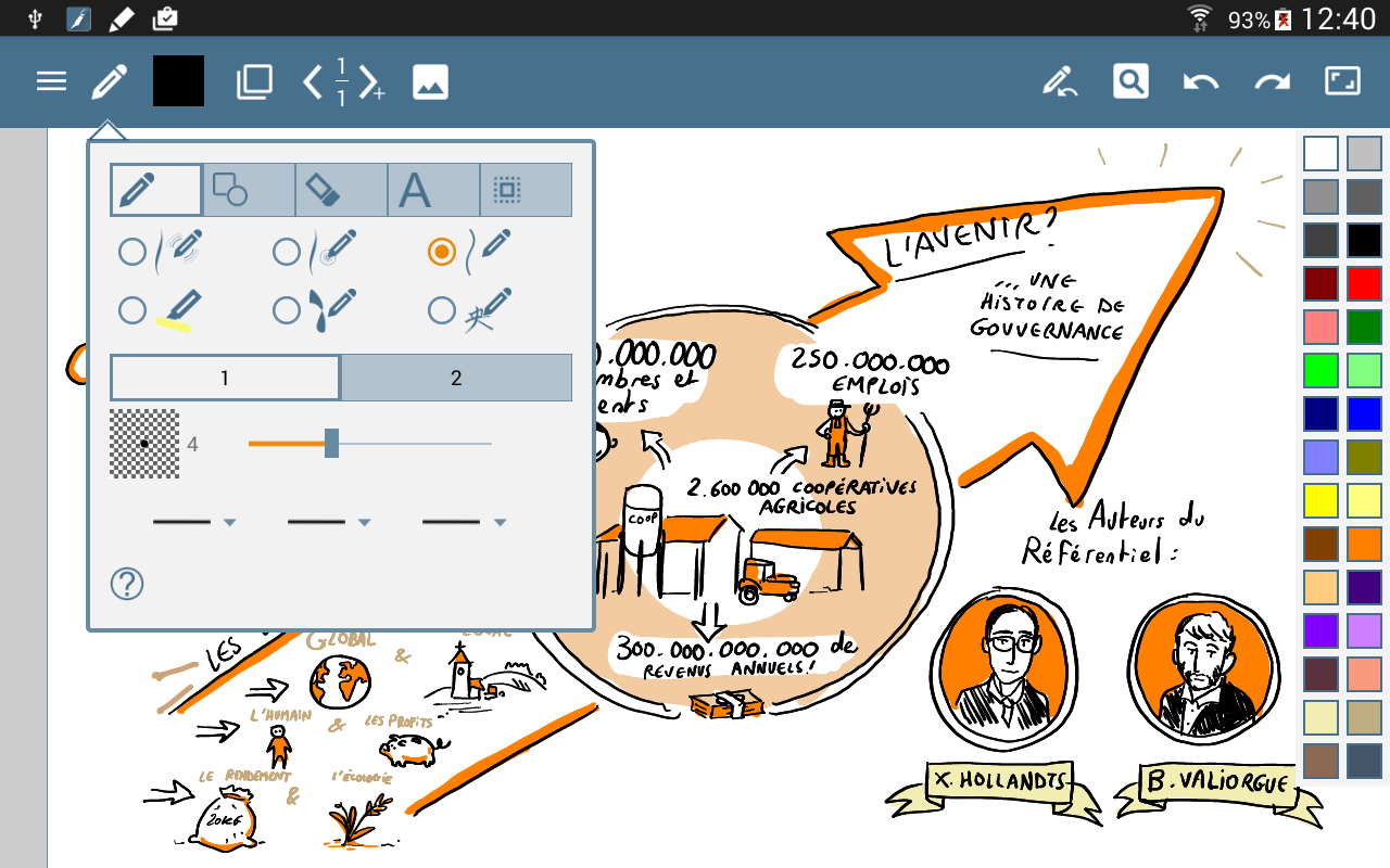 اسکرین شات 3 برنامه HandWrite Pro Note & Draw