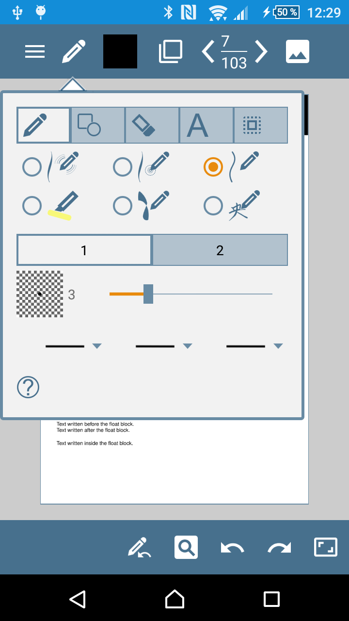 اسکرین شات 1 برنامه HandWrite Pro Note & Draw