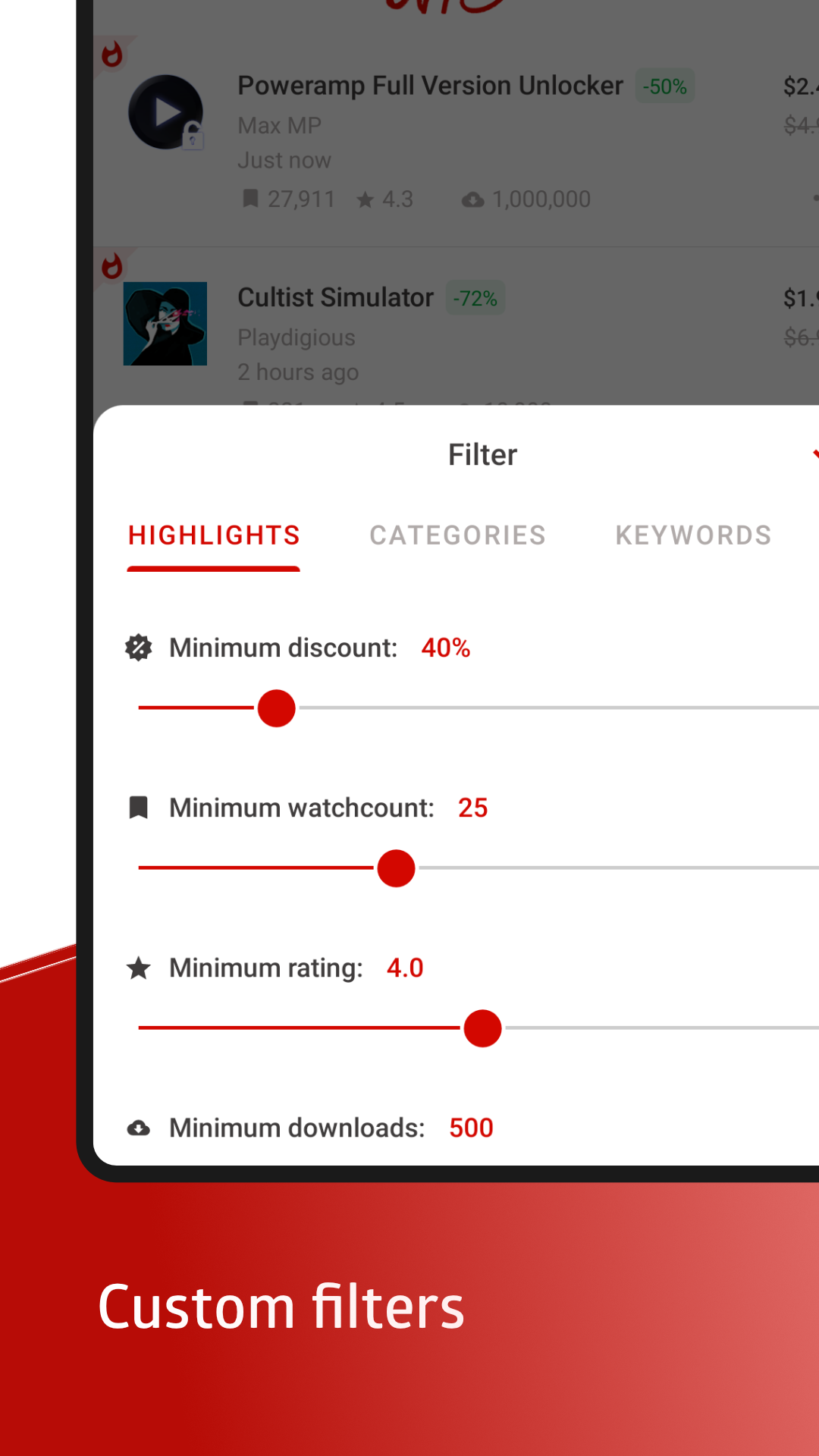 اسکرین شات 5 برنامه AppSales