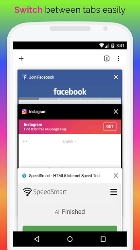 اسکرین شات 3 برنامه UPX Unblock Websites Proxy Browser - Private, Fast