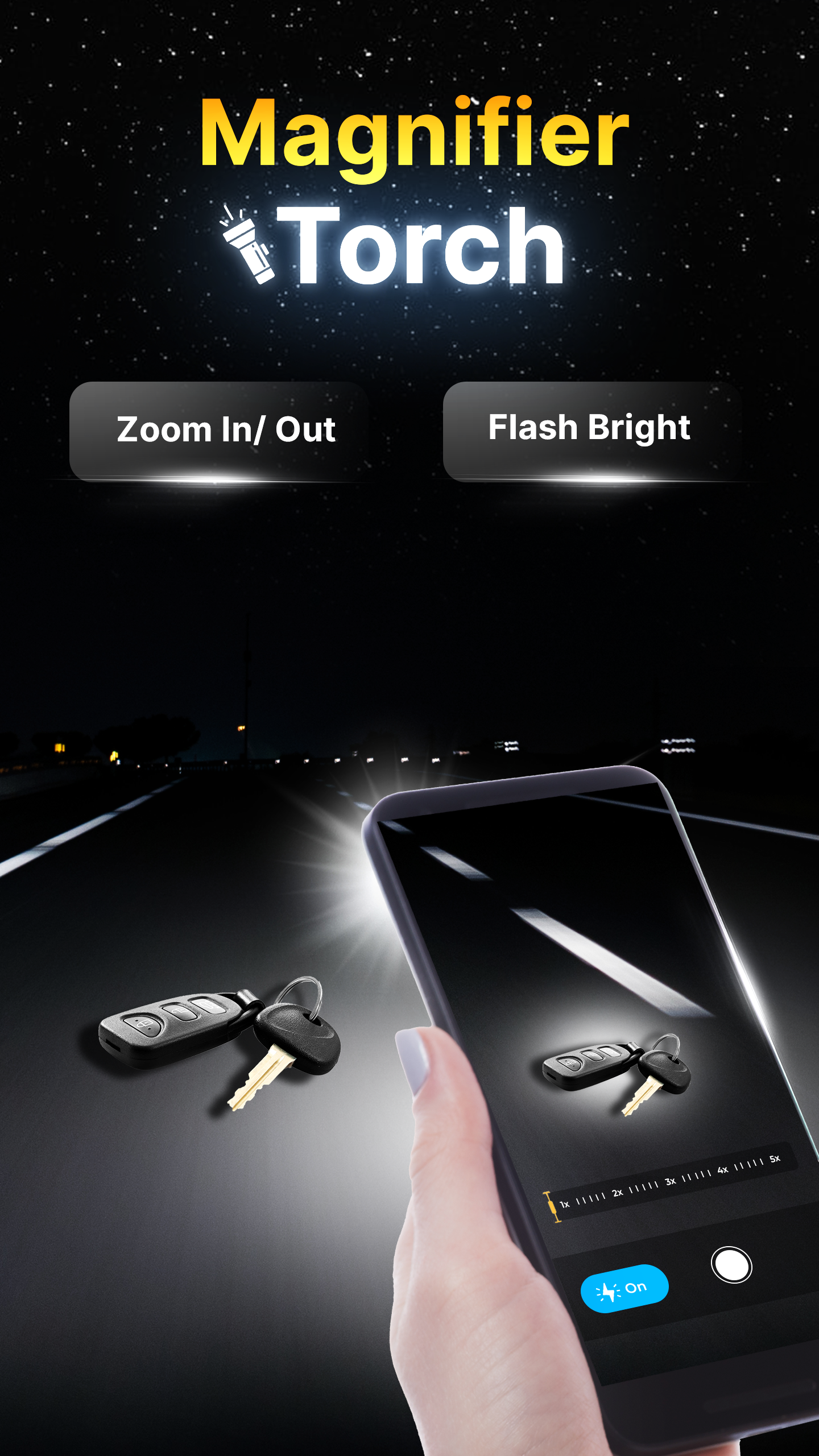 اسکرین شات 3 برنامه Flashlight Strobe Light & LED