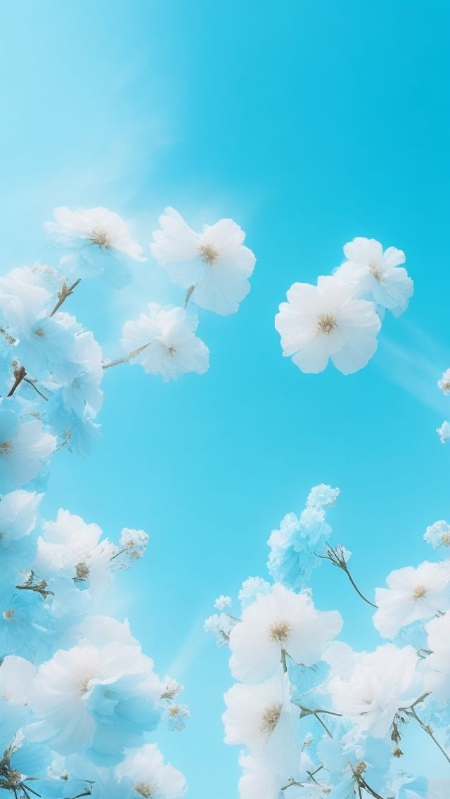 اسکرین شات 2 برنامه Blue Aesthetic Wallpaper