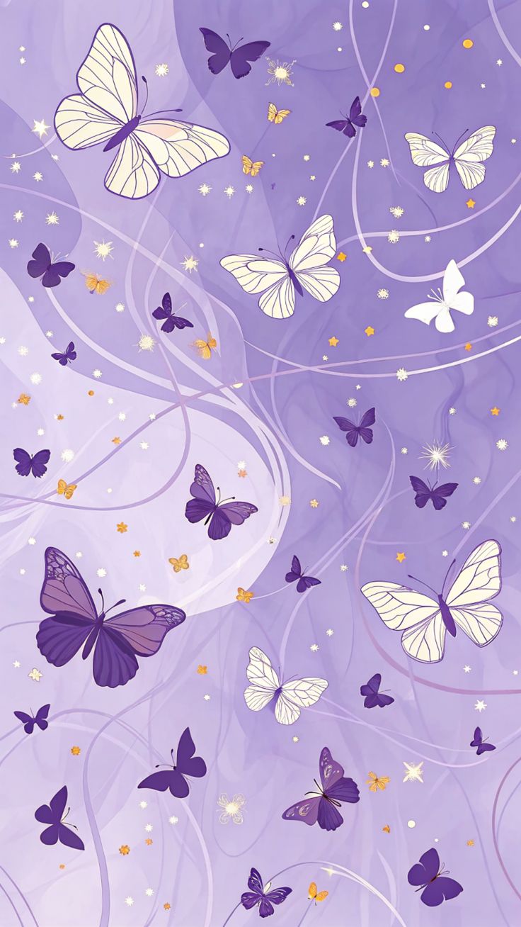 اسکرین شات 6 برنامه Purple Aesthetic Wallpaper