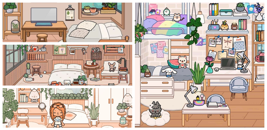 اسکرین شات 1 برنامه Toca Boca Bedroom Ideas