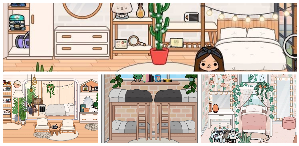 اسکرین شات 5 برنامه Toca Boca Bedroom Ideas