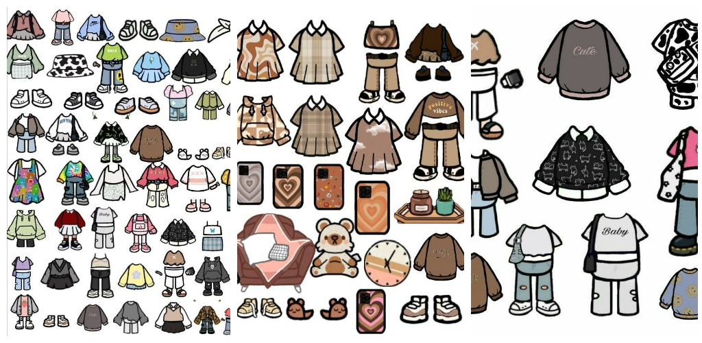 اسکرین شات 4 برنامه Toca Boca Clothes Ideas