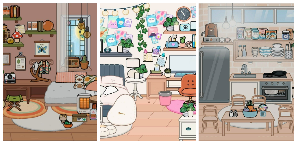 اسکرین شات 1 برنامه Toca Room Ideas