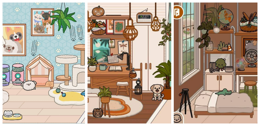 اسکرین شات 4 برنامه Toca Room Ideas