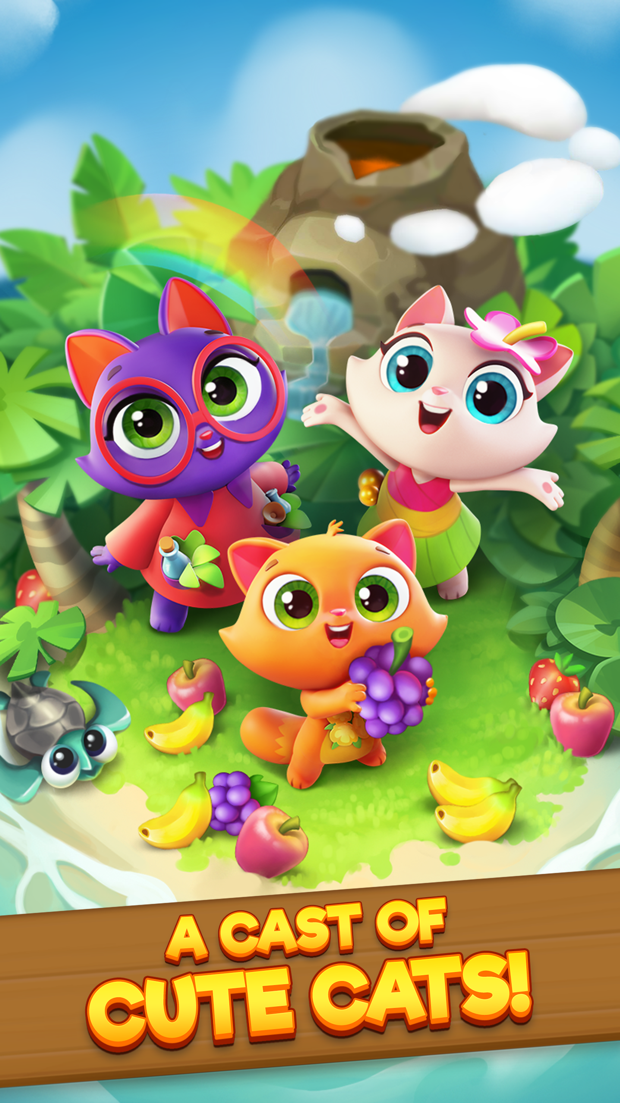 اسکرین شات 5 بازی Tropicats: Tropical Match3