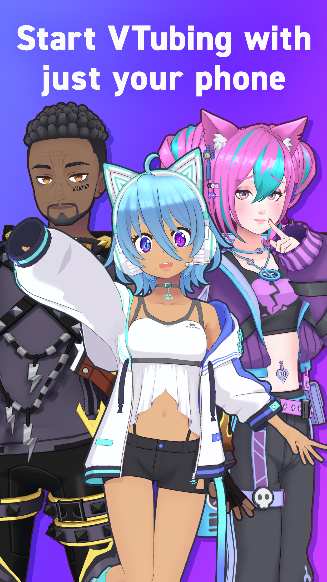 اسکرین شات 1 برنامه REALITY-Become an Anime Avatar