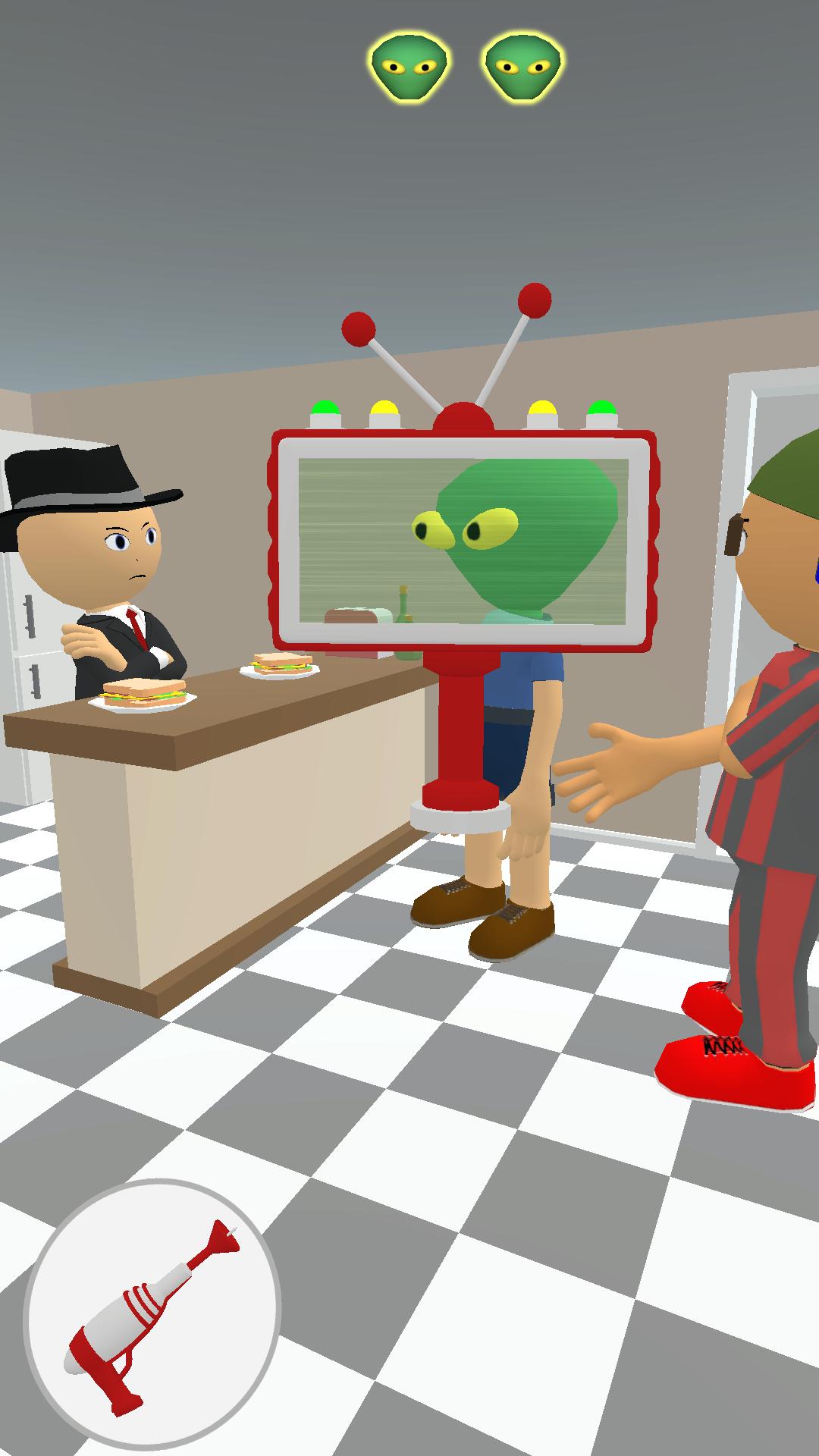 اسکرین شات 4 بازی Find the Alien - Alien Game