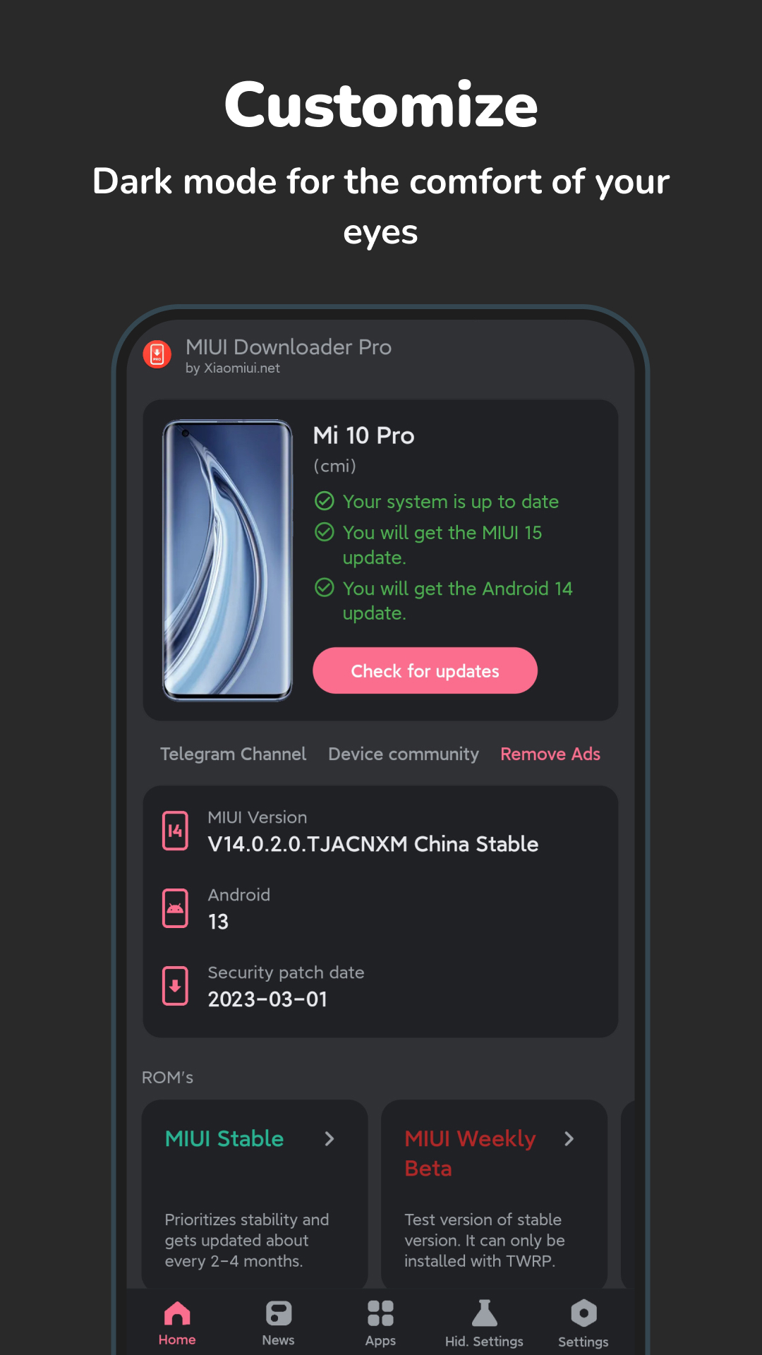 اسکرین شات 6 برنامه MIUI Downloader & Updater