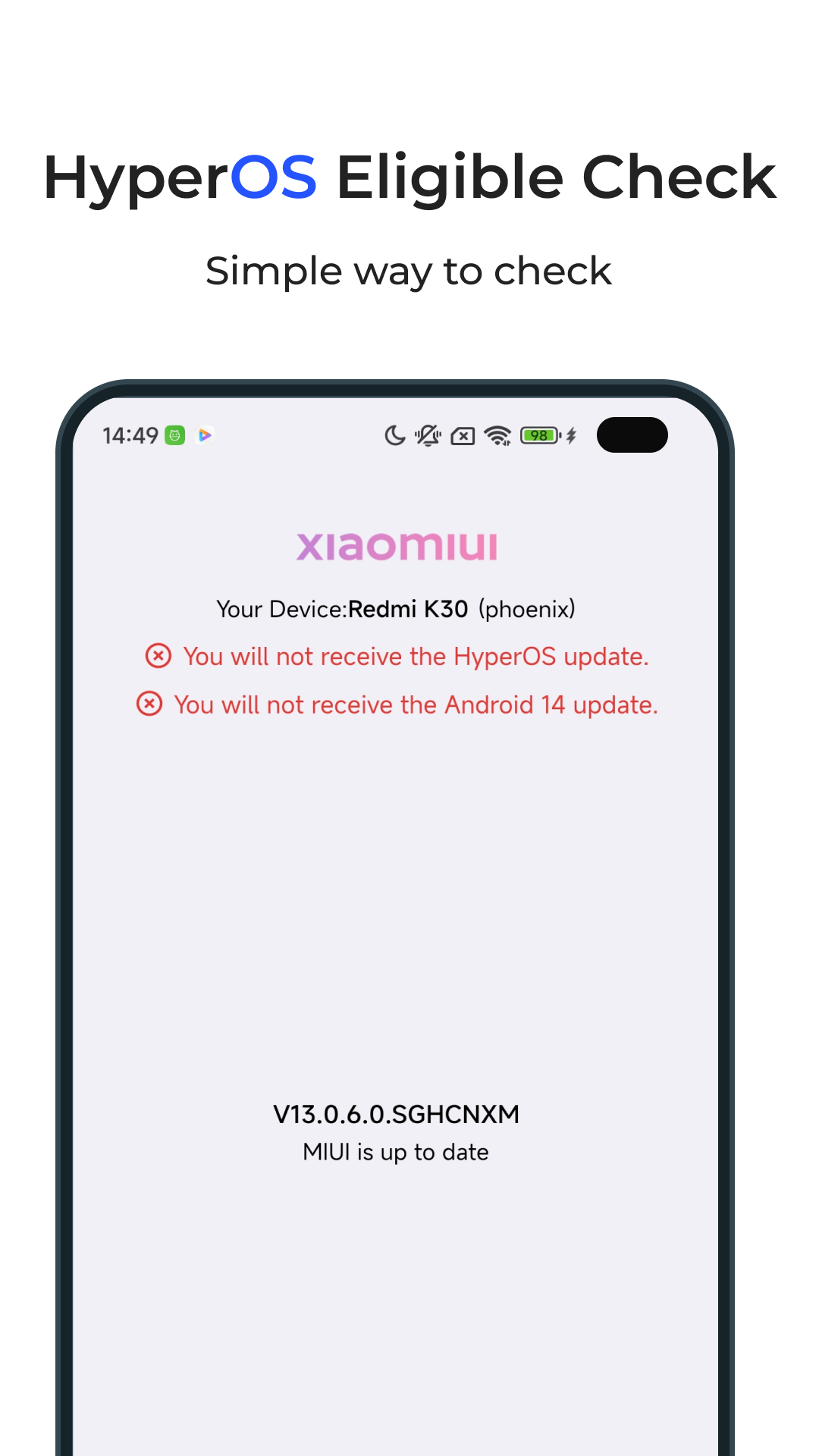 اسکرین شات 2 برنامه HyperOS Updater