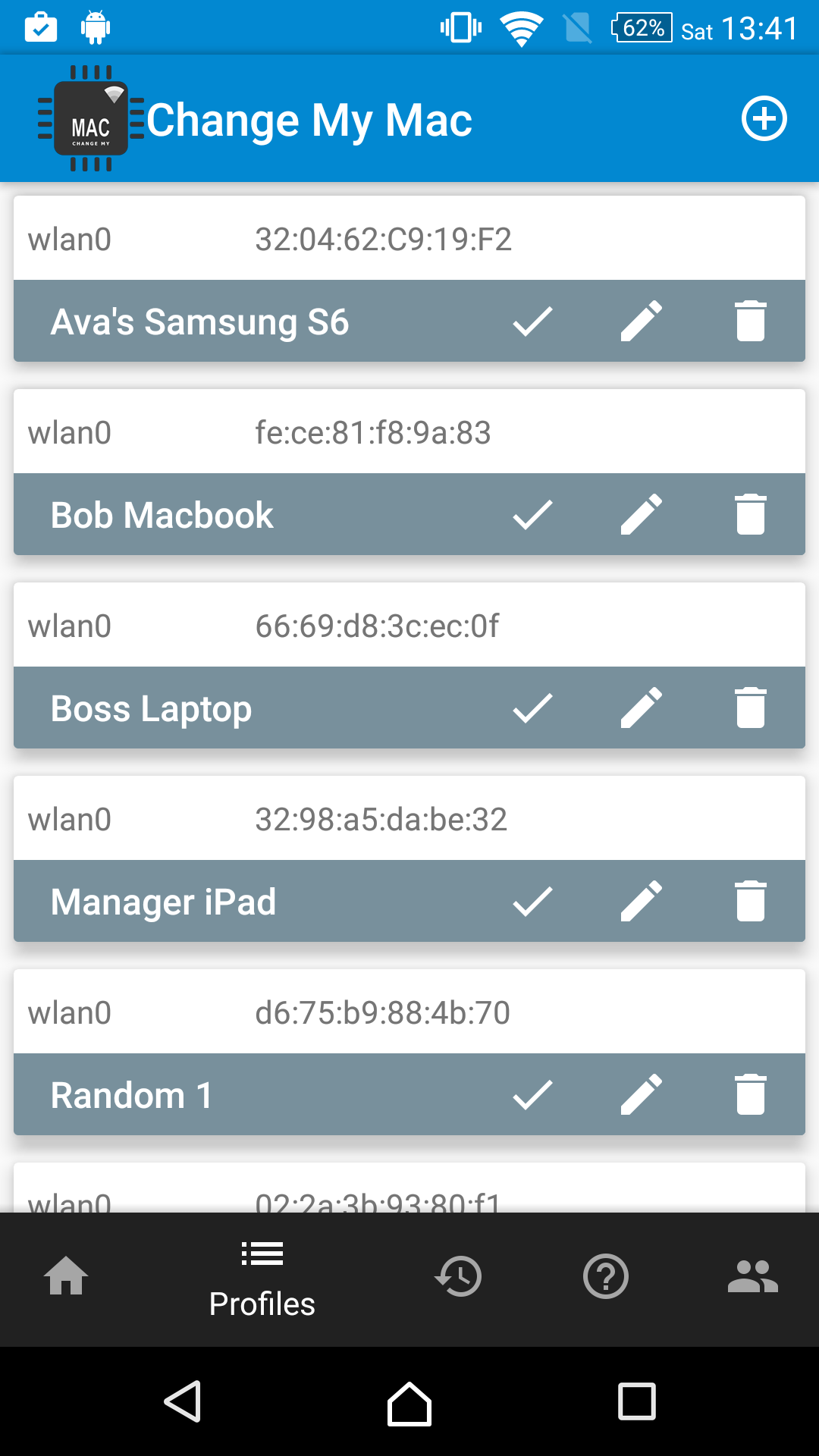 اسکرین شات 2 برنامه Change My MAC - Spoof Wifi MAC