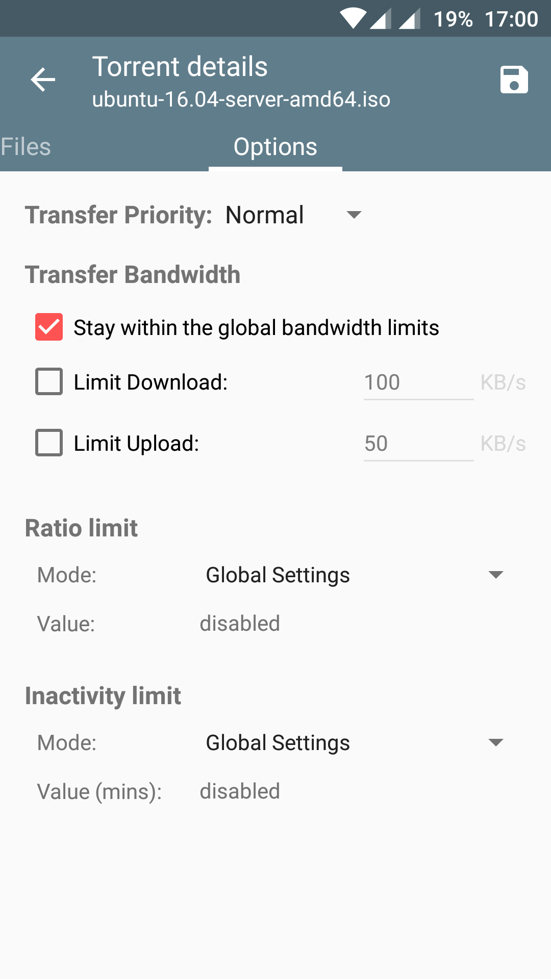 اسکرین شات 6 برنامه Transmission Remote
