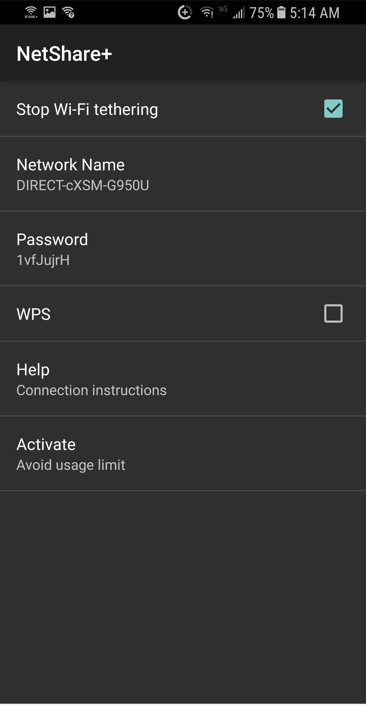 اسکرین شات 1 برنامه NetShare+  Wifi Tether