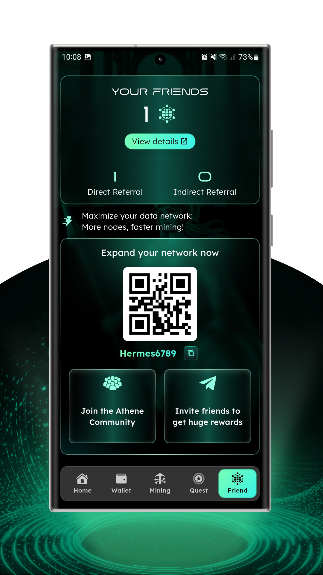 اسکرین شات 3 برنامه Athene Network