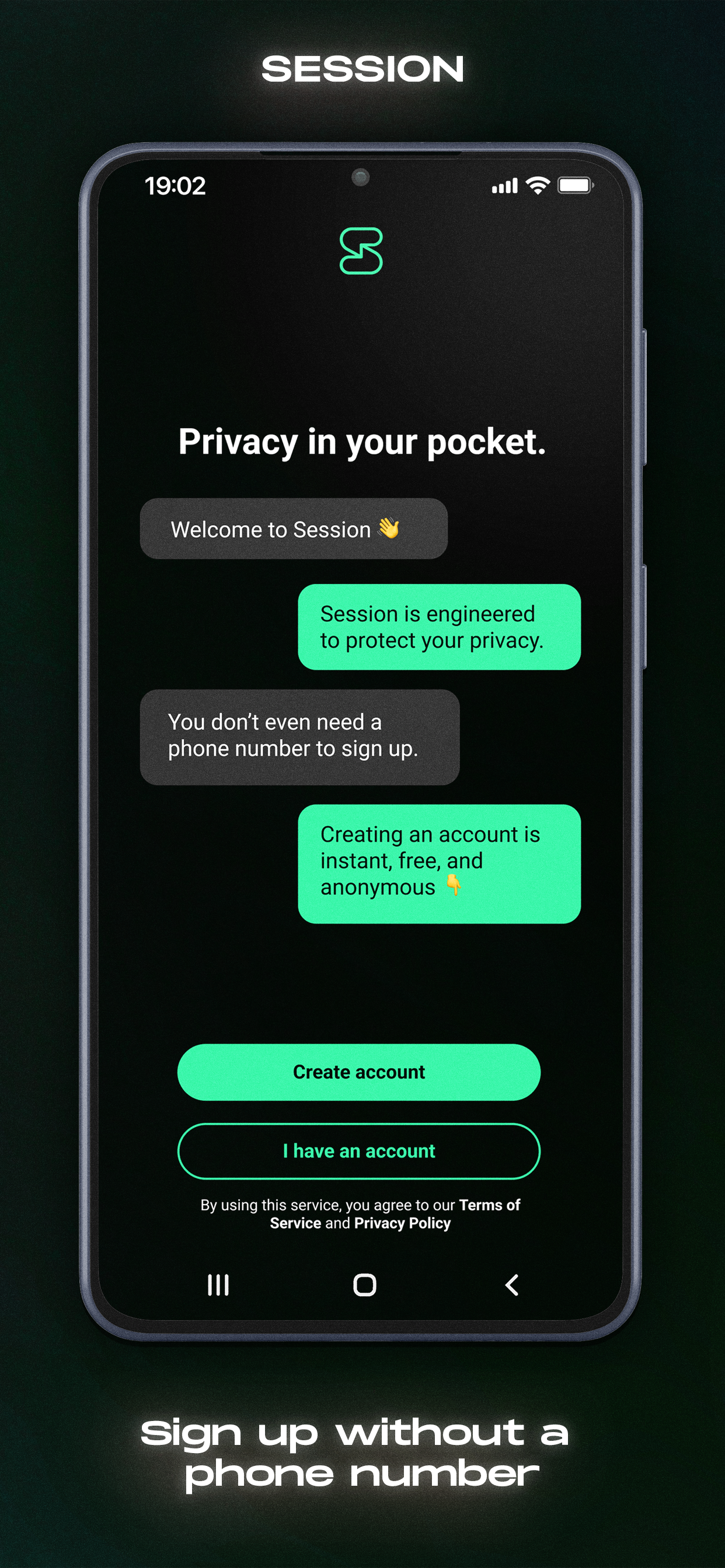 اسکرین شات 3 برنامه Session - Private Messenger