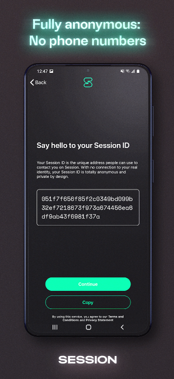 اسکرین شات 4 برنامه Session - Private Messenger