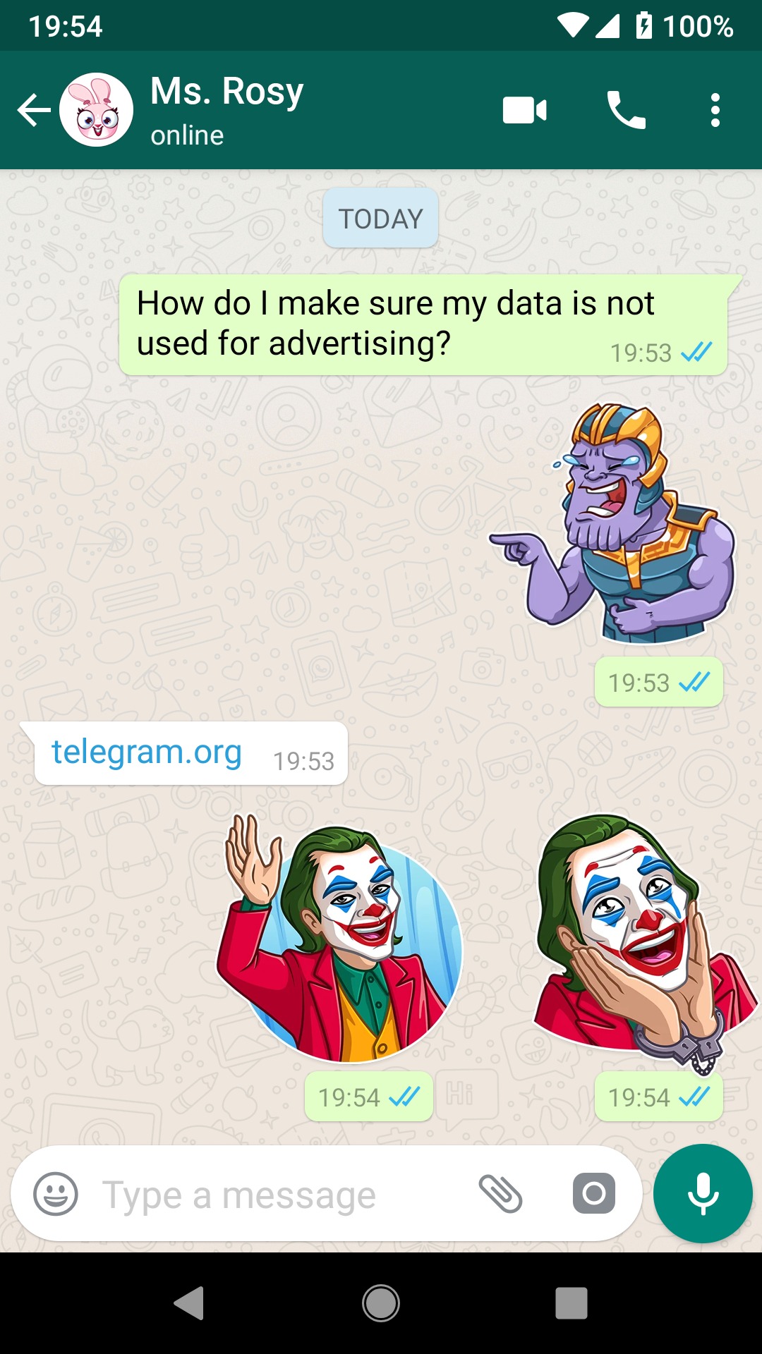 اسکرین شات 2 برنامه WASticker Superheros Memes