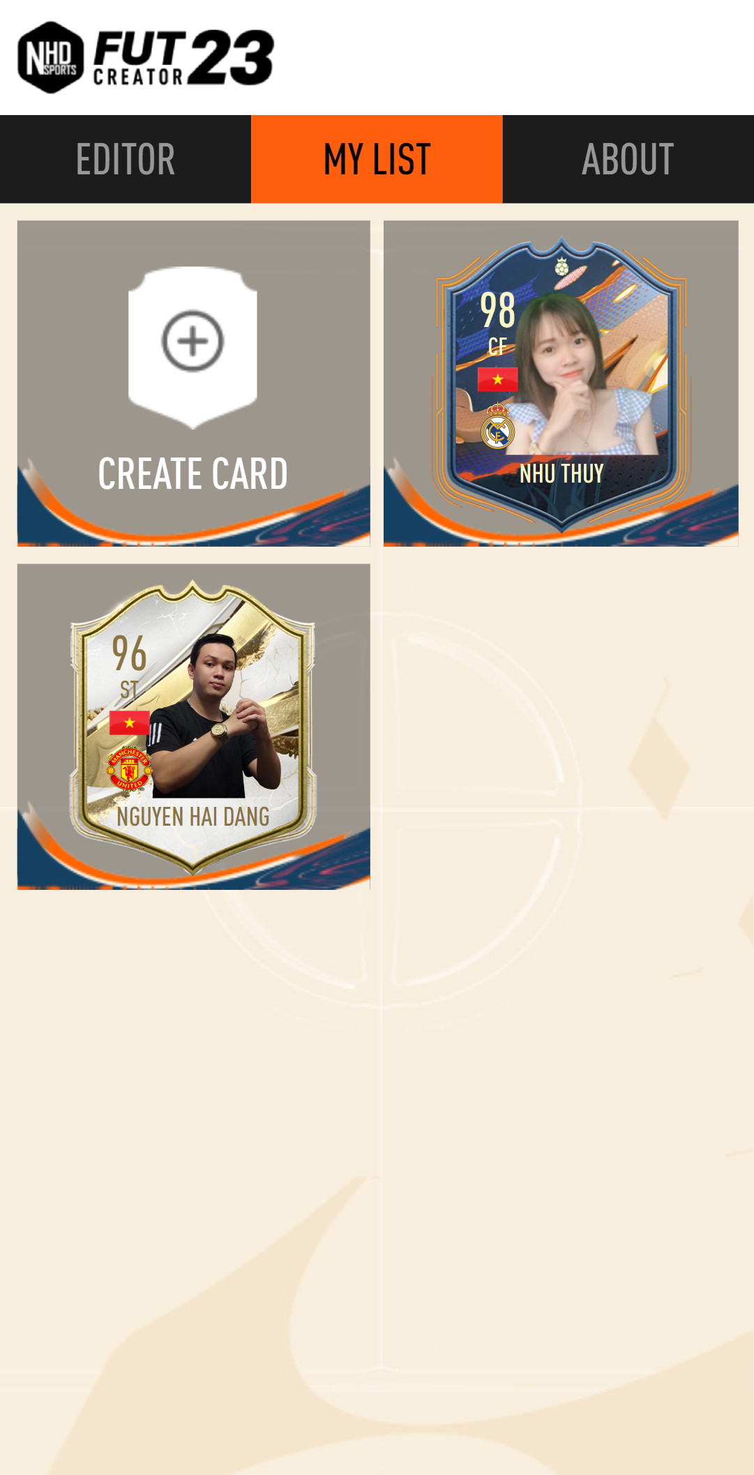 اسکرین شات 3 بازی FUT Creator Card 23